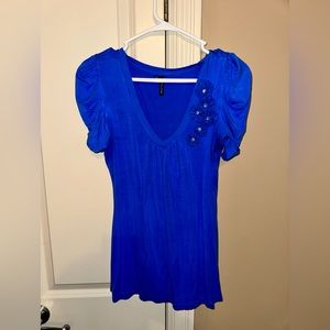 Blue Maurices Blouse